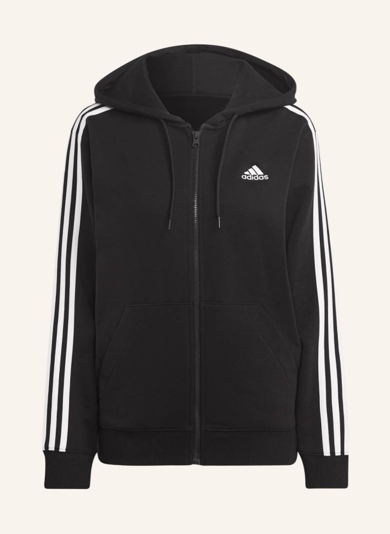 Adidas Sweatjacke Essentials schwarz von Adidas