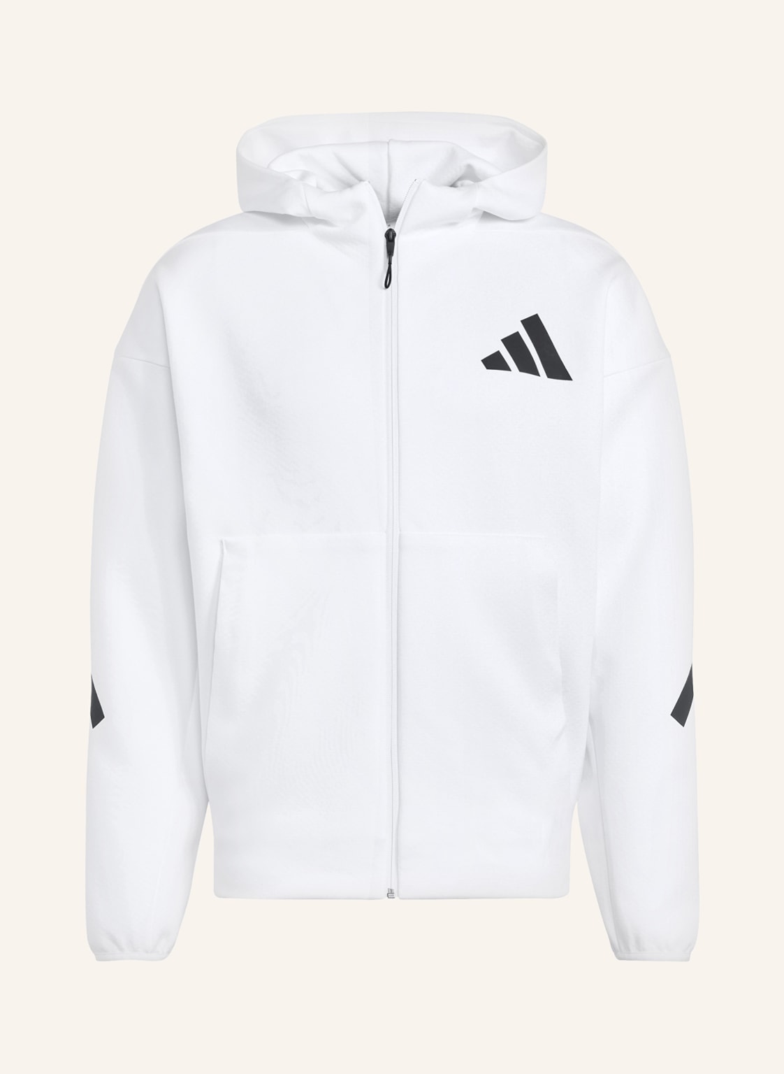 Adidas Sweatjacke weiss von Adidas