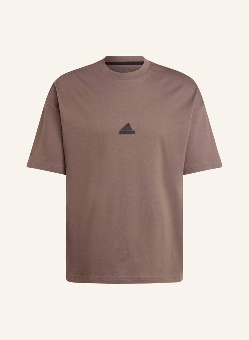 Adidas T-Shirt City Escape braun von Adidas