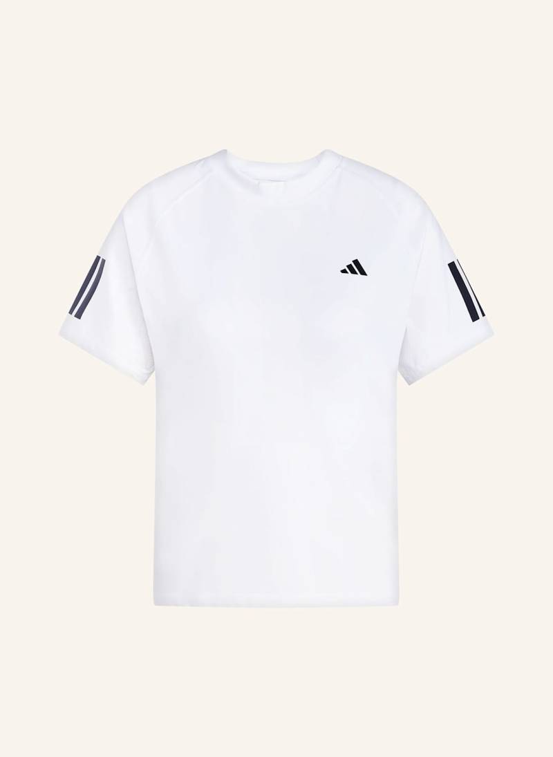 Adidas T-Shirt Club Tennis Climacool 3-Stripes weiss von Adidas