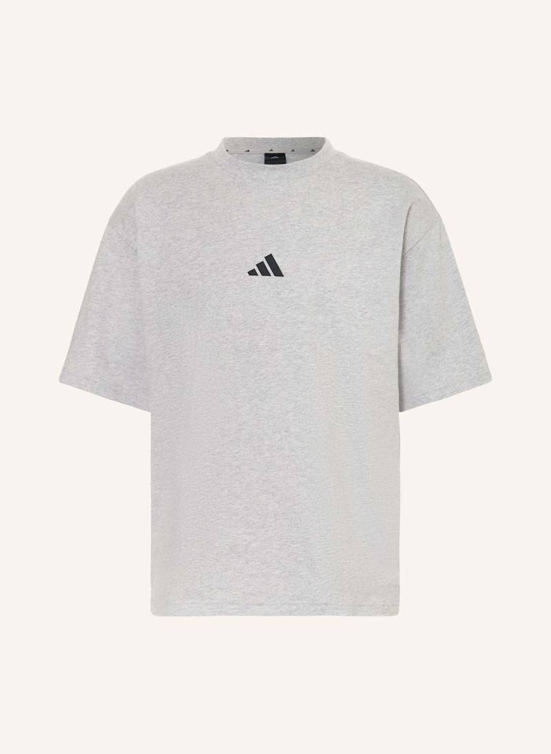 Adidas T-Shirt Future Icons Small Logo grau von Adidas