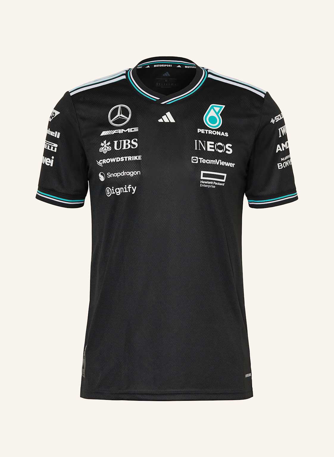 Adidas T-Shirt Mercedes - Amg Petronas Formula One Team Driver schwarz von Adidas