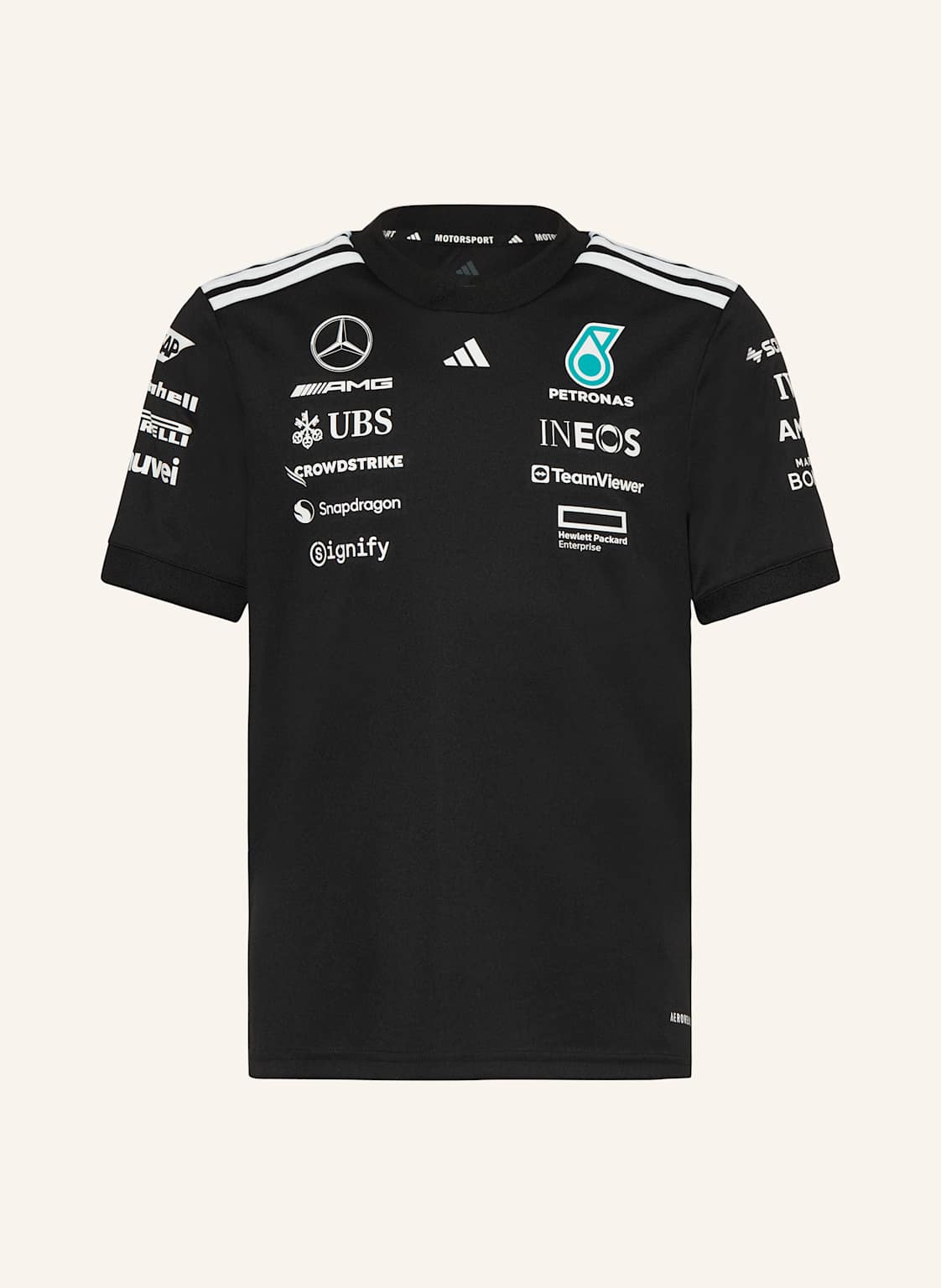 Adidas T-Shirt Mercedes - Amg Petronas Formula One Team Driver schwarz von Adidas