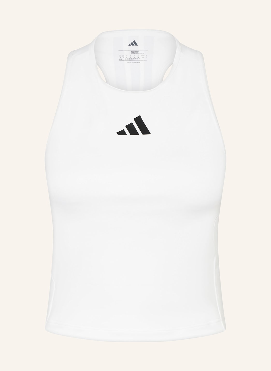 Adidas Tanktop Power 3-Streifen weiss von Adidas