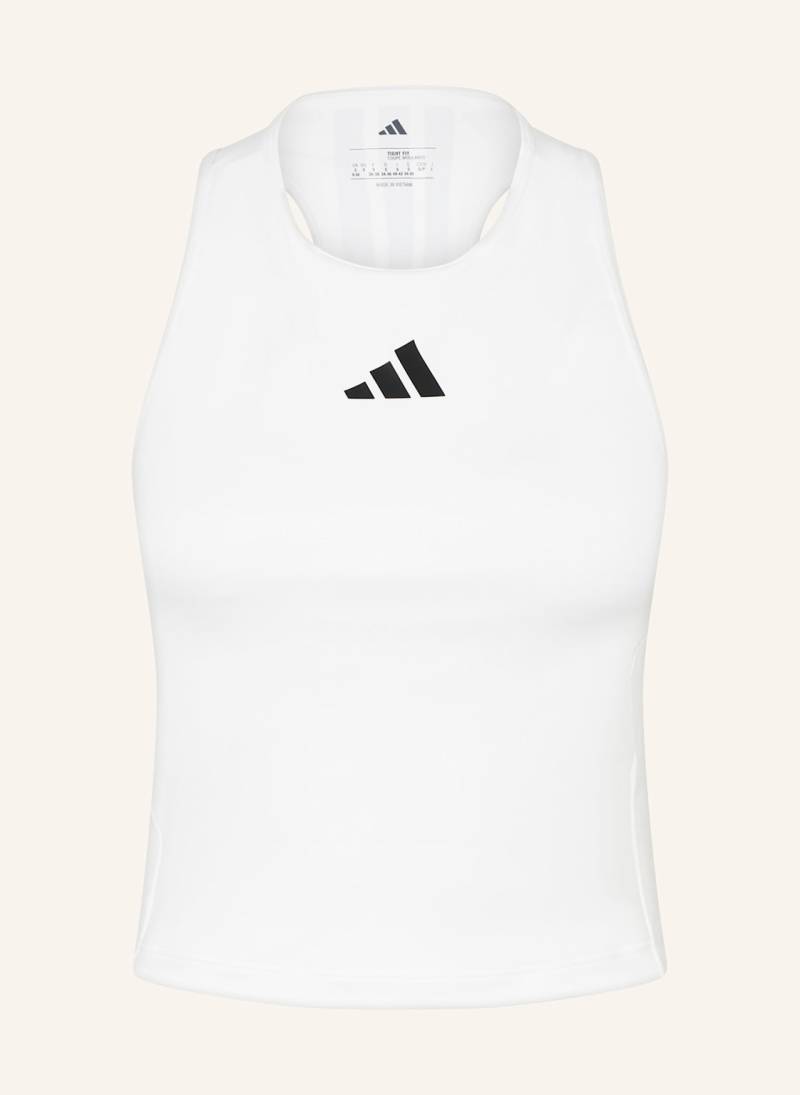 Adidas Tanktop Power 3-Streifen weiss von Adidas