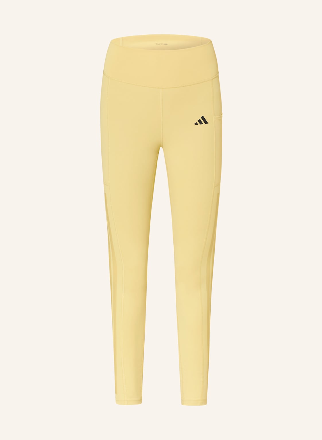 Adidas Tights Optime 3-Streifen gelb Adidas Tights Optime 3-Streifen gelb von Adidas
