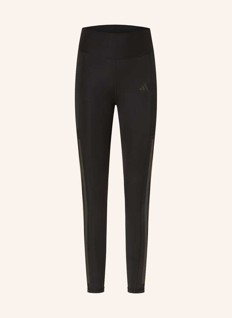 Adidas Tights Optime 3-Streifen schwarz von Adidas