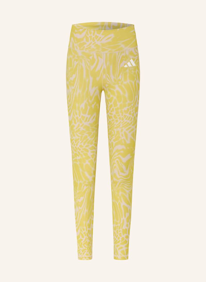 Adidas Tights Optime Essentials Stash Pocket Full Length gelb von Adidas