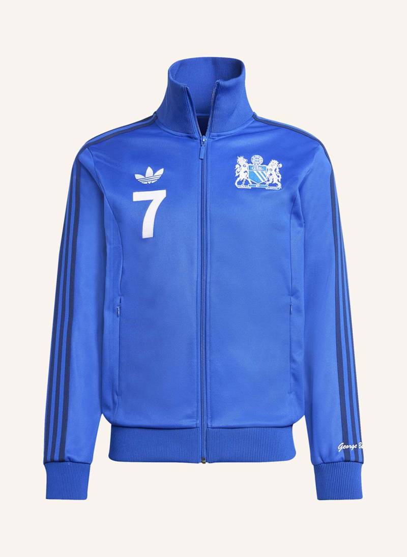 Adidas Trainingsjacke Manchester United Geroge Best Originals blau von Adidas