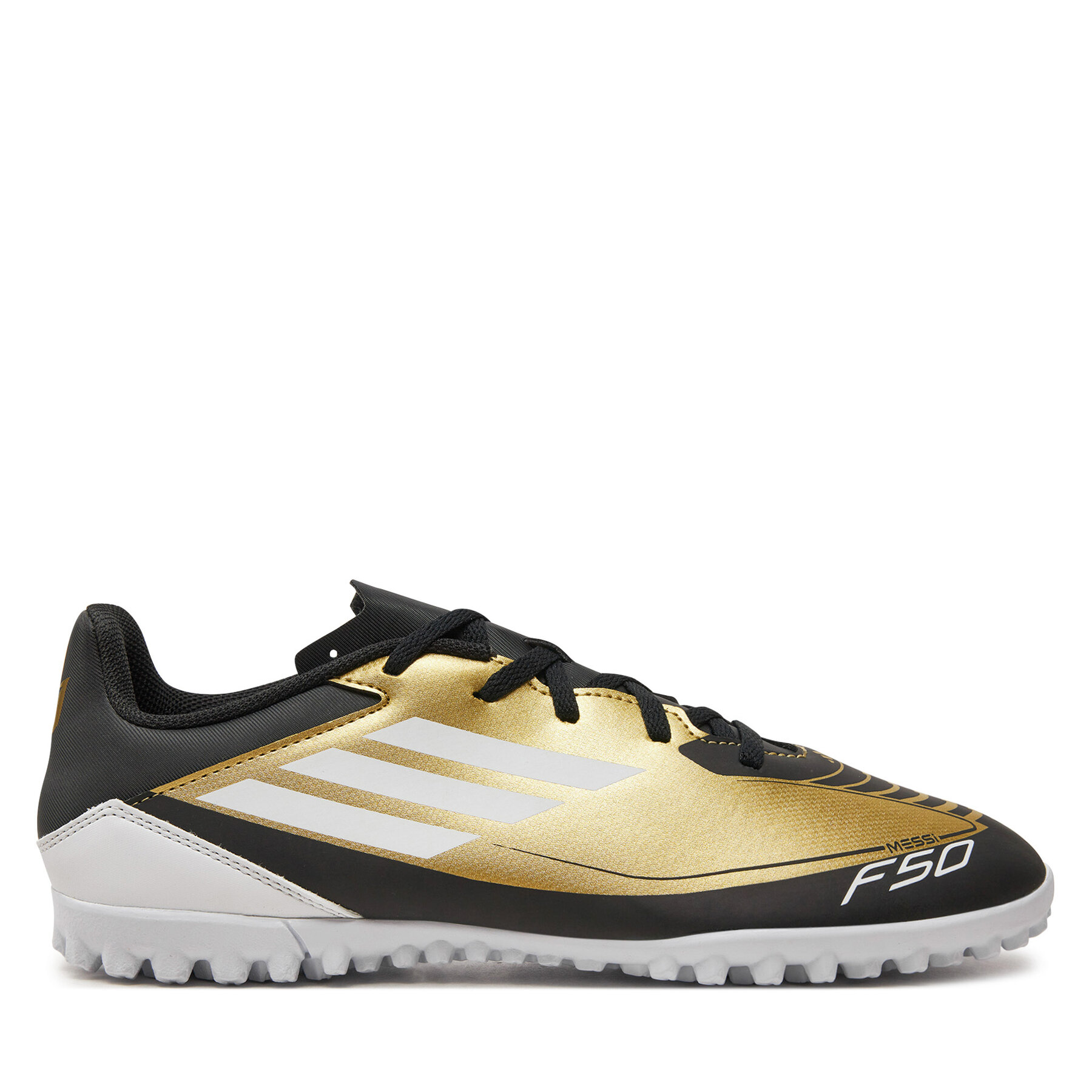 Fußballschuhe adidas F50 Club Messi Turf IG9330 Goldfarben von Adidas