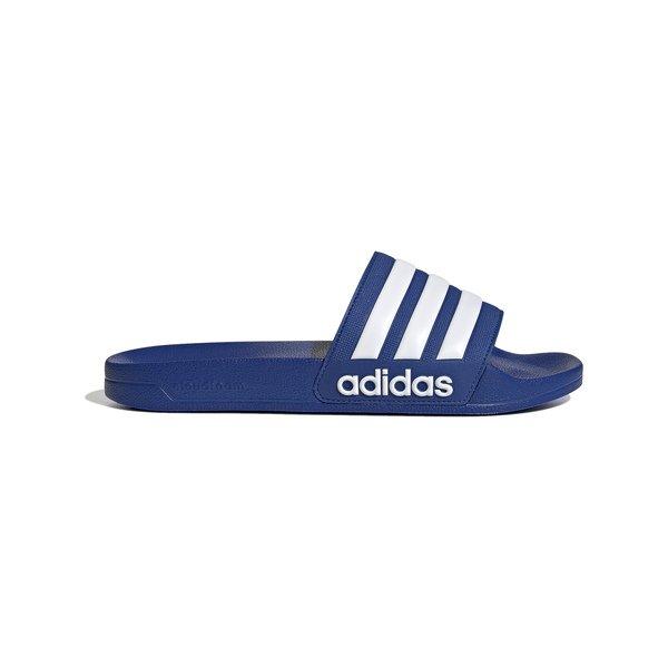 adidas Slippers Damen Blau 43 1/3 von Adidas