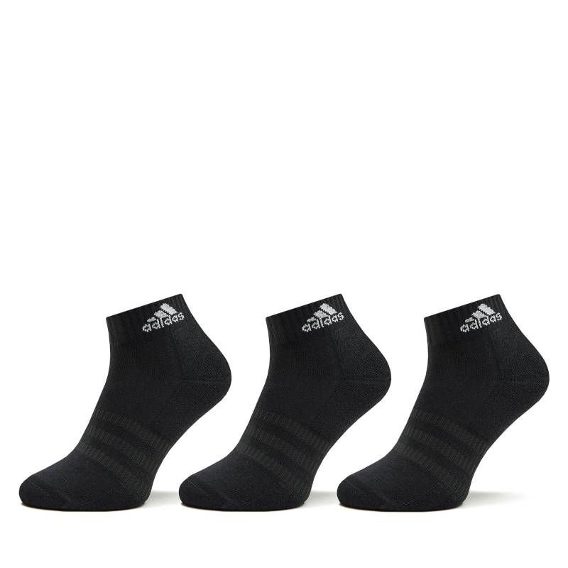 Niedrige Unisex Socken adidas Cushioned Sportswear Ankle Socks 3 Pairs IC1277 Schwarz von Adidas