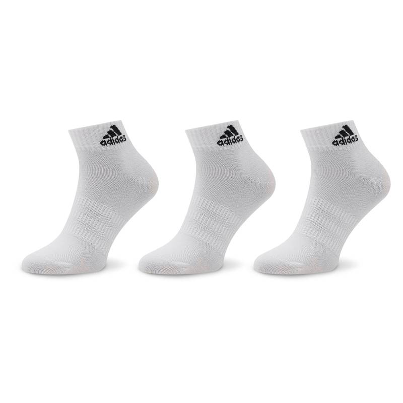 Niedrige Unisex Socken adidas Thin and Light Ankle Socks 3 Pairs HT3468 Weiß von Adidas