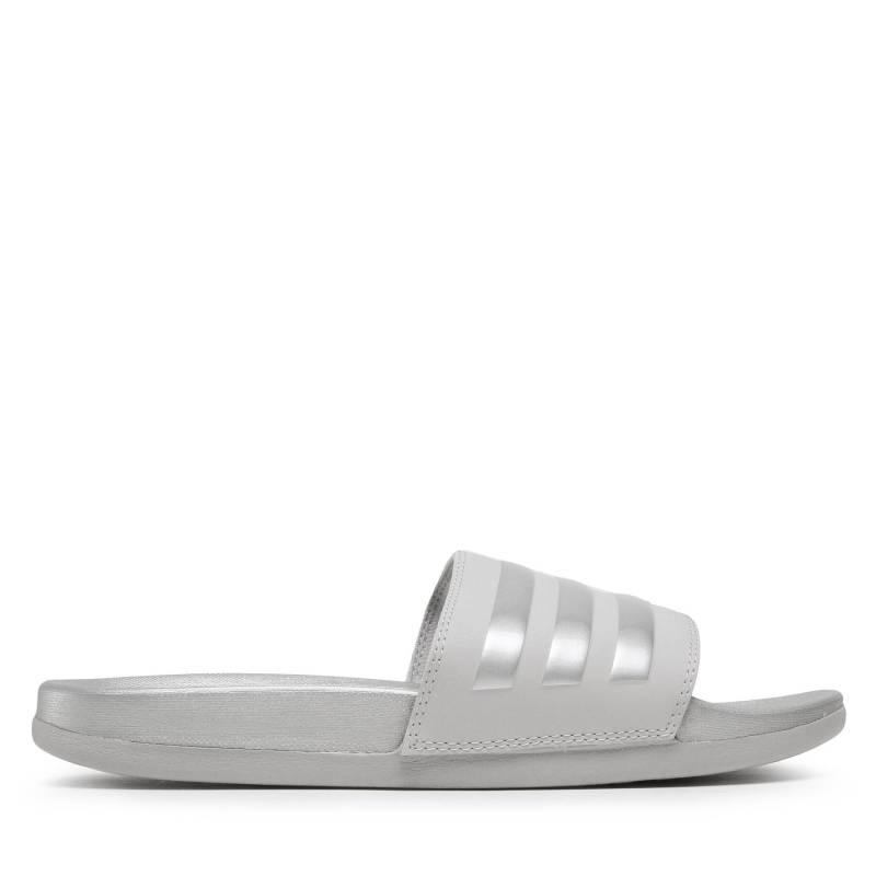 Pantoletten adidas Adilette Comfort Slides H03619 Grau von Adidas