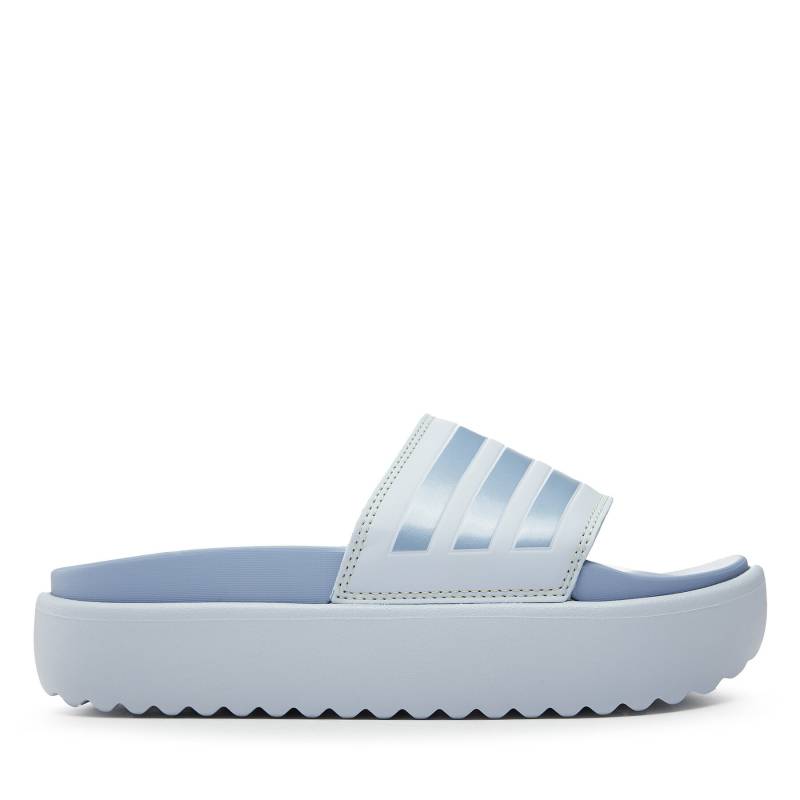 Pantoletten adidas Adilette Platform Slides HQ6181 Himmelblau von Adidas