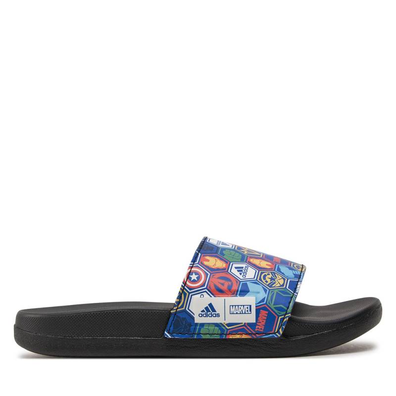 Pantoletten adidas adilette Comfort x Marvel Slides Kids ID5238 Blau von Adidas