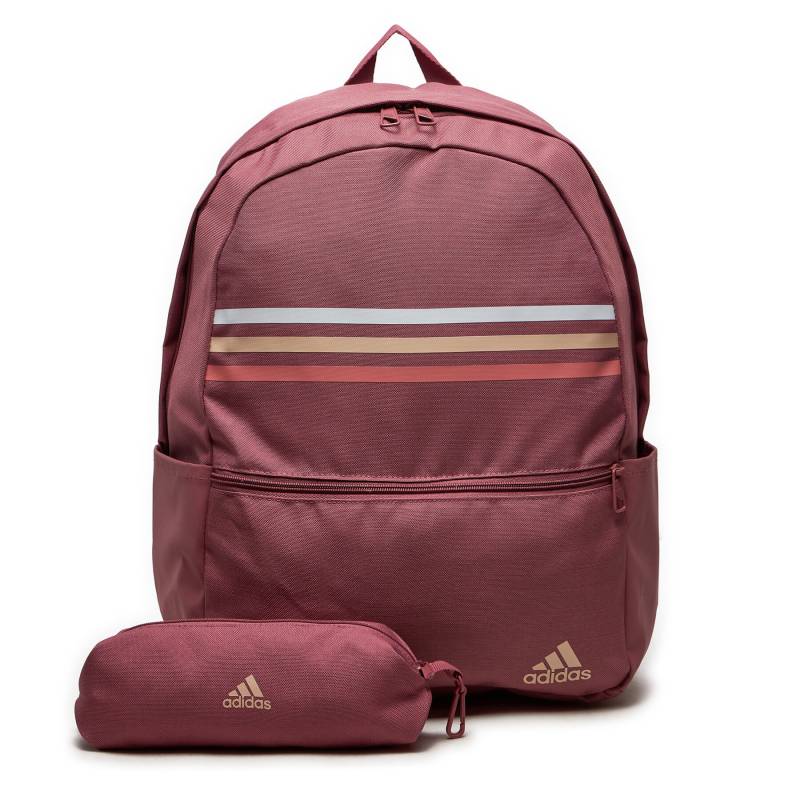 Rucksack adidas Classic Horizontal 3-Stripes IZ1897 Rosa von Adidas