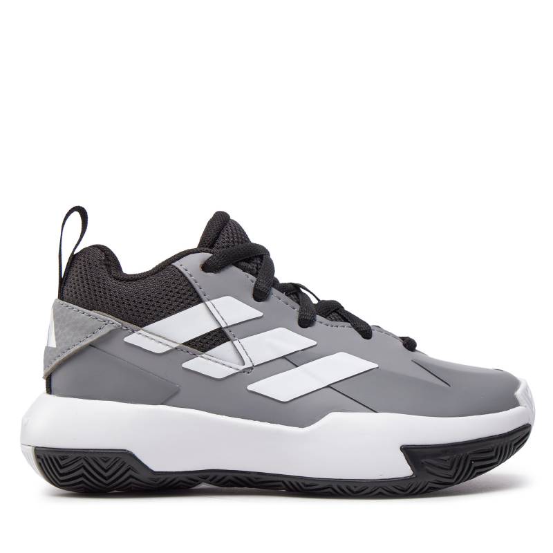 Basketballschuhe adidas Cross Em Up Select Mid Trainers Kids IF0828 Grau von Adidas