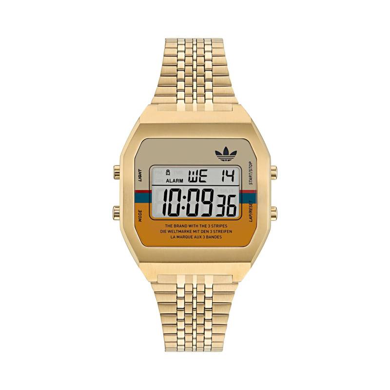 Uhr adidas Originals Street Digital Two AOST23555 Goldfarben von Adidas