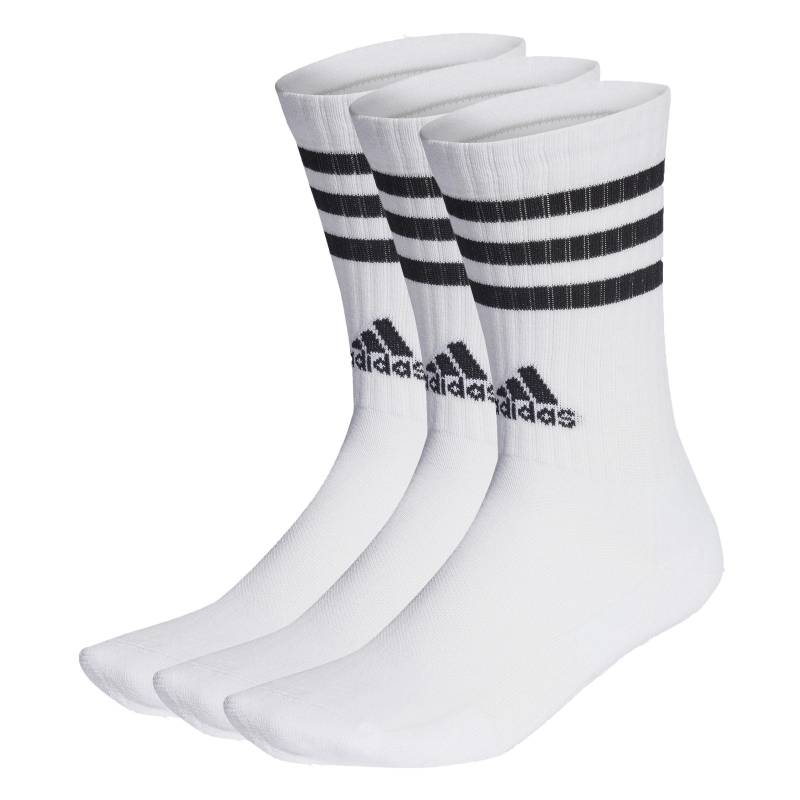 adidas Niedrige Socken 3-stripes (x3) Herren Weiss 46-48 von Adidas