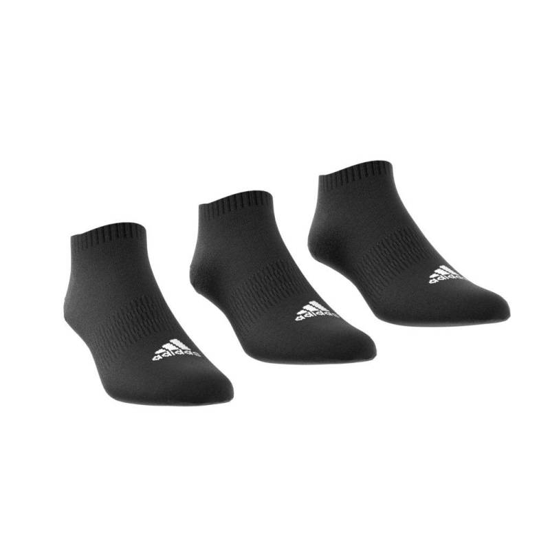 adidas 3-paar-set Von Niedrigen Socken Herren Schwarz 46-48 von Adidas