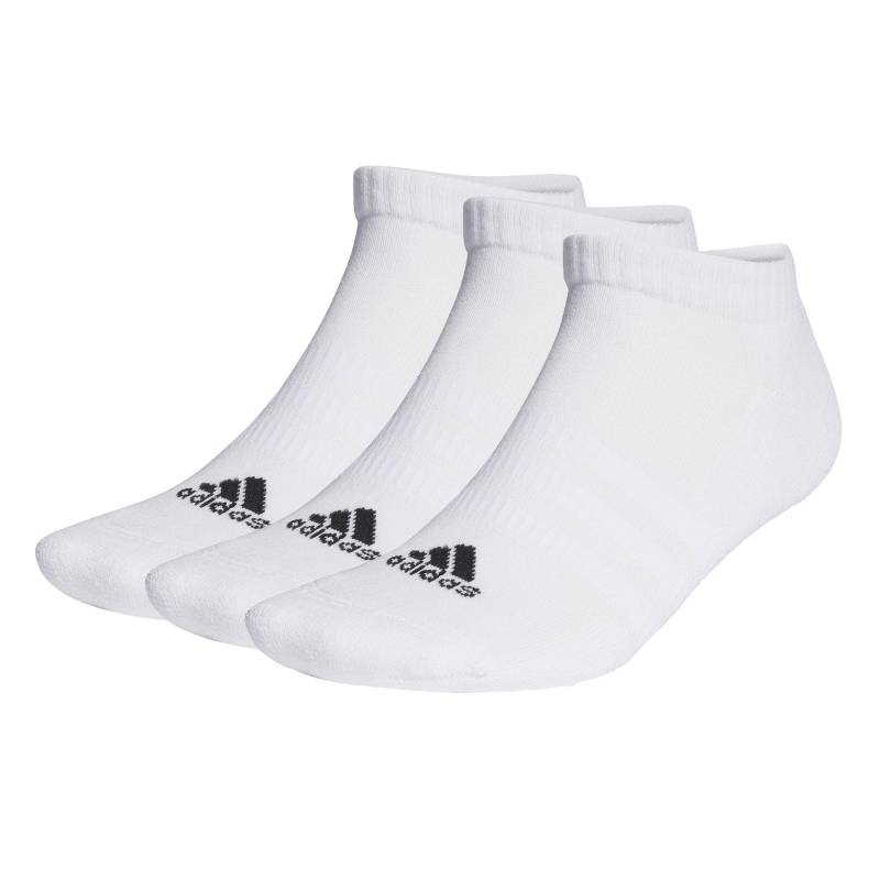 adidas 3-paar-set Von Niedrigen Socken Herren Weiss 46-48 von Adidas