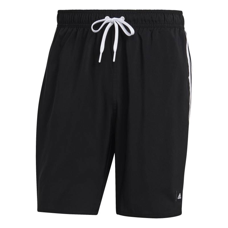 adidas Badeshorts Clx 3-stripes Herren Schwarz/Weiss M von Adidas