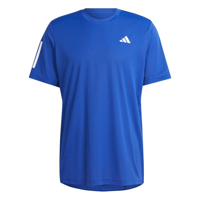 adidas Club 3-streifen Tennis T-shirt Royal Herren  S von Adidas