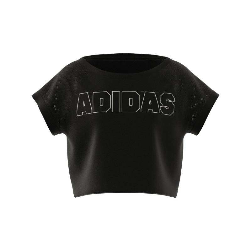 adidas Cropped Top Mädchen Black 140 von Adidas