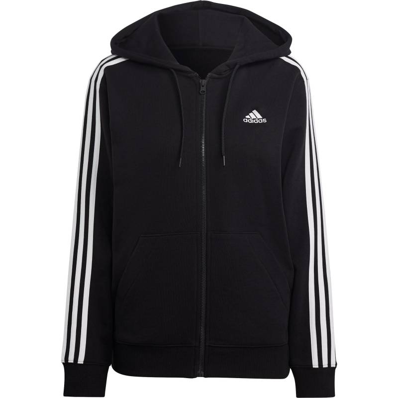 adidas ESSENTIALS 3-STREIFEN FRENCH TERRY Kapuzenjacke Damen von Adidas