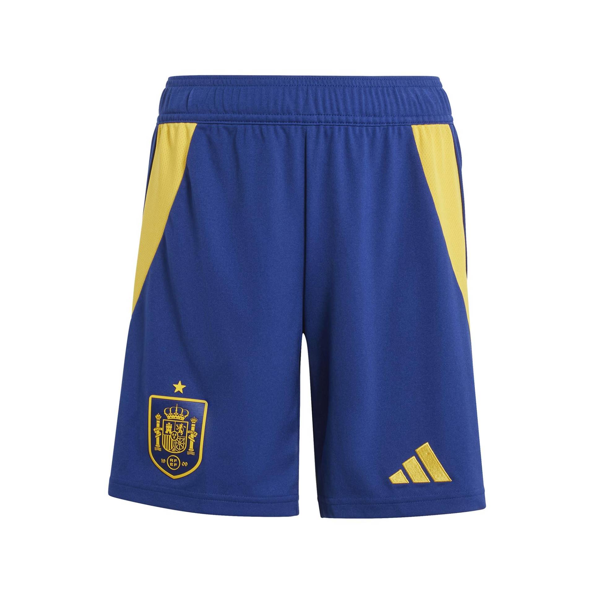 adidas Fussball Shorts Home Youth Unisex Blau 164 von Adidas