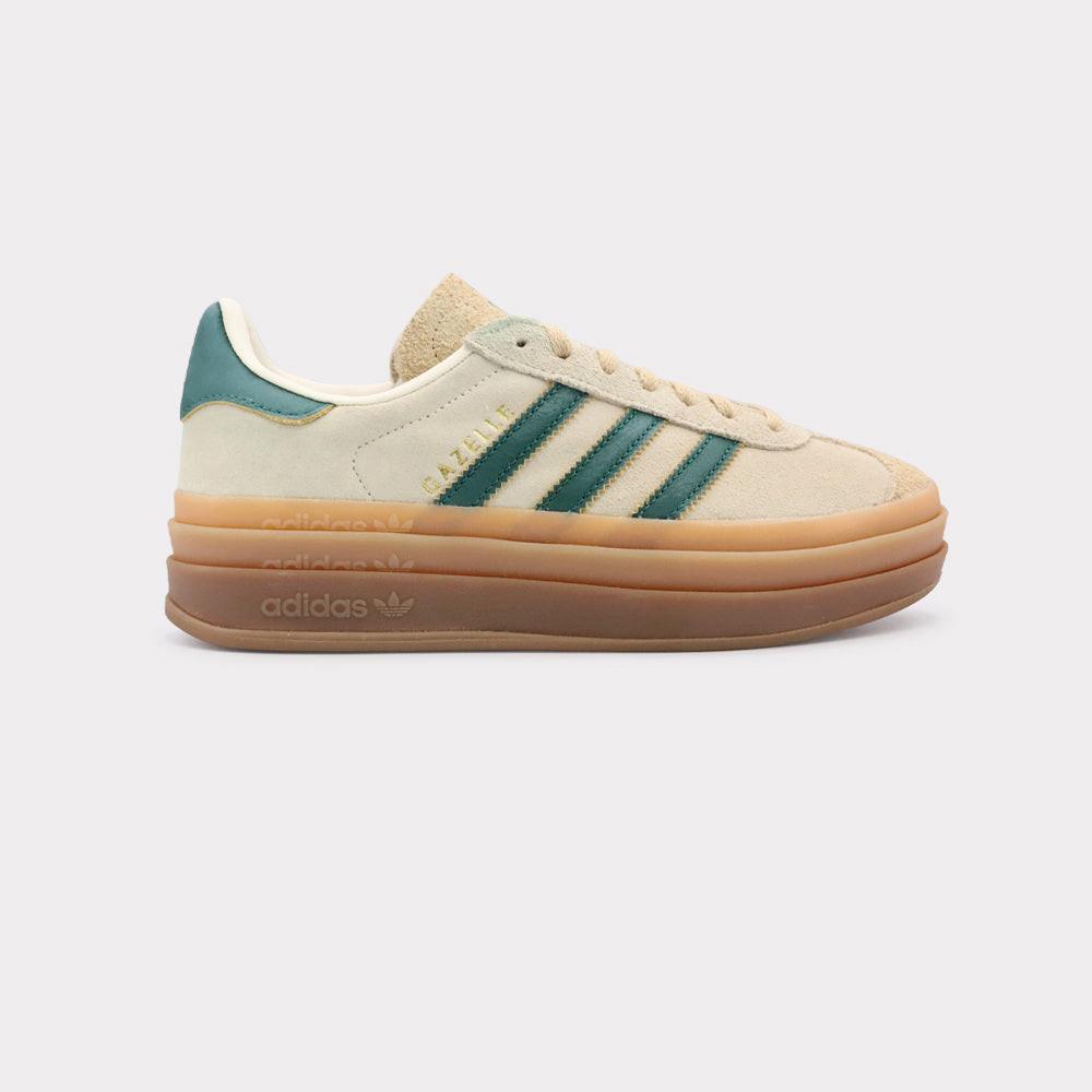 adidas Gazelle Bold - Cream White Green (w) Damen Weiss  40 2/3 von Adidas