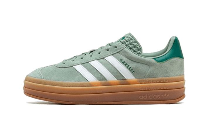 adidas Gazelle Bold Silver Green Damen Grün 36 2/3 von Adidas