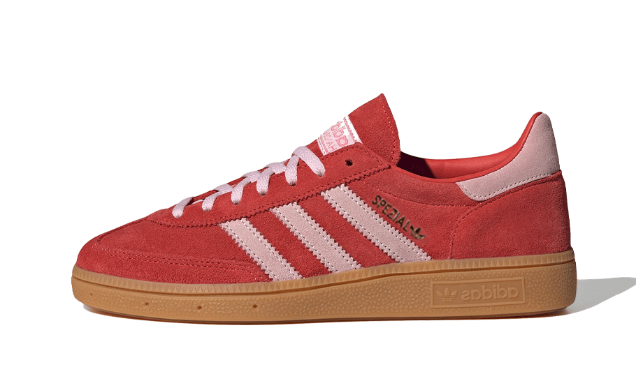 adidas Handball Spezial Bright Red Clear Pink Herren Rosa 38 2/3 von Adidas