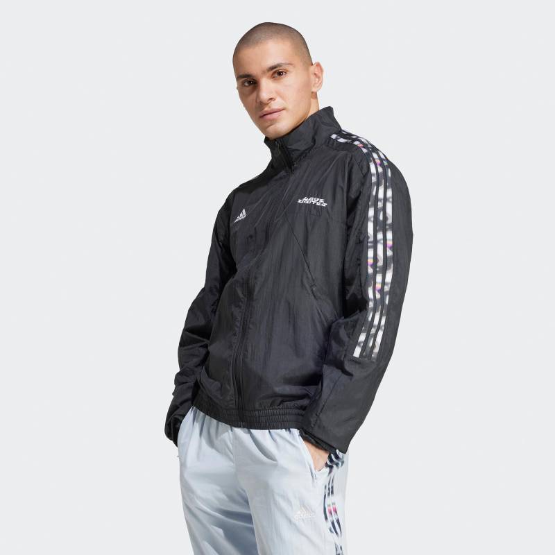 adidas Jacke Mit Reissverschluss Herren Black L von Adidas