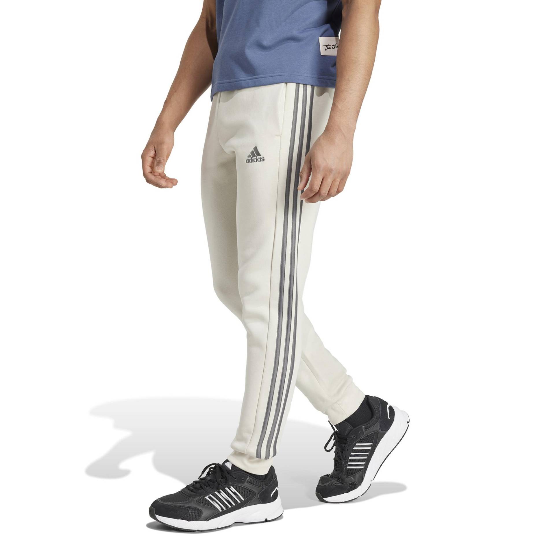 adidas Jogginghose Mit Bündchen Herren Beige L von Adidas