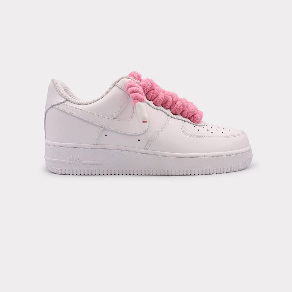 Nike - Air Force 1 White Rope Lace Pink, für Herren, Größe 41 von Nike