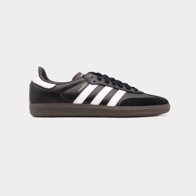 adidas Samba Og - Black White Gum Herren Schwarz 35.5 von Adidas