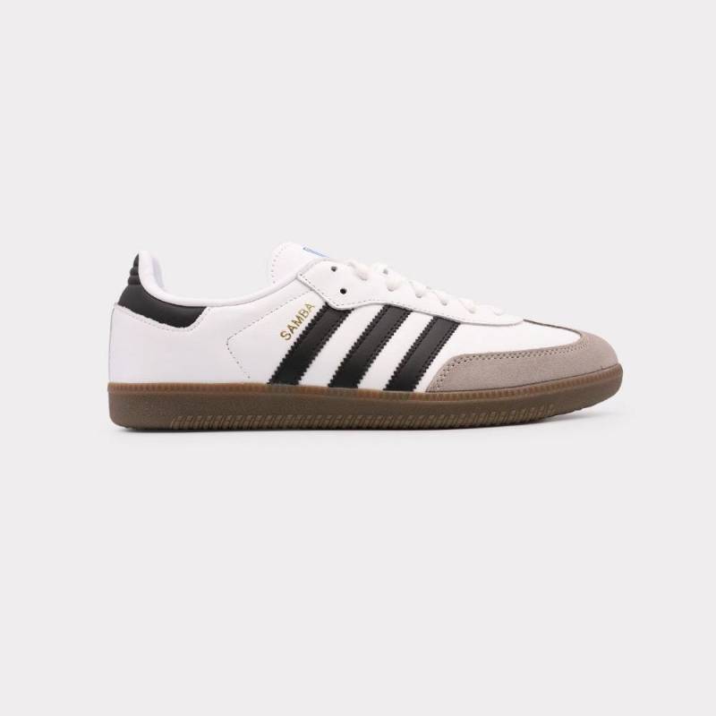 Adidas - Samba OG White Core Black, für Herren, Weiss, Größe 38 2/3 von Adidas