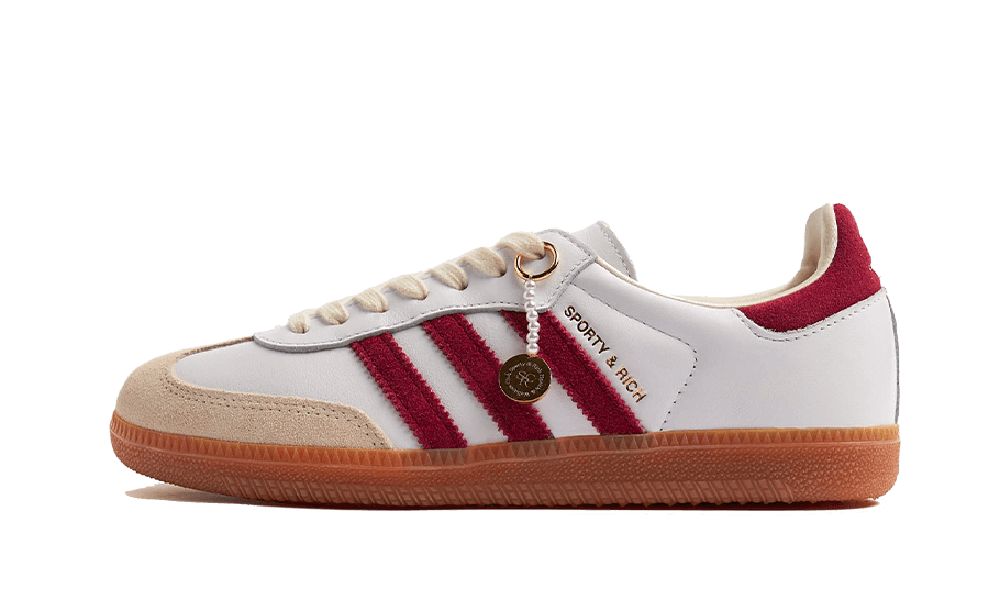 adidas Samba Og Sporty & Rich White Core Burgundy Herren Dunkelrot 36 2/3 von Adidas