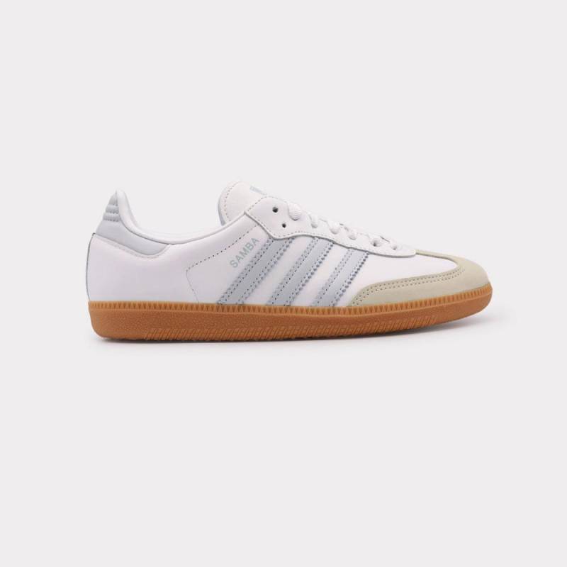 adidas Samba Og - White Halo Blue Herren Blau 41 1/3 von Adidas