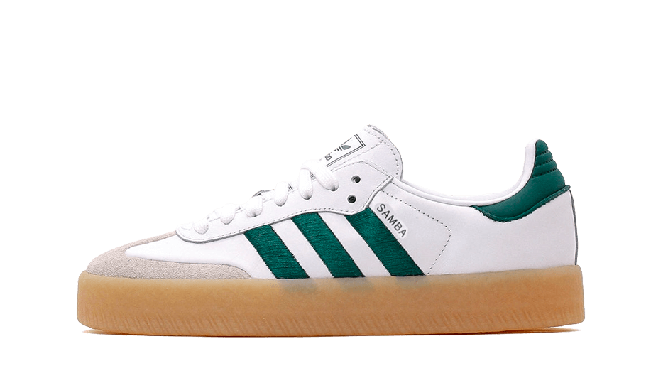 adidas Samba White Collegiate Green Gum Damen Weiss 36 2/3 von Adidas