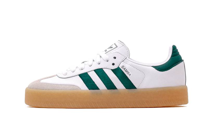 adidas Samba White Collegiate Green Gum Damen Weiss 36 2/3 von Adidas