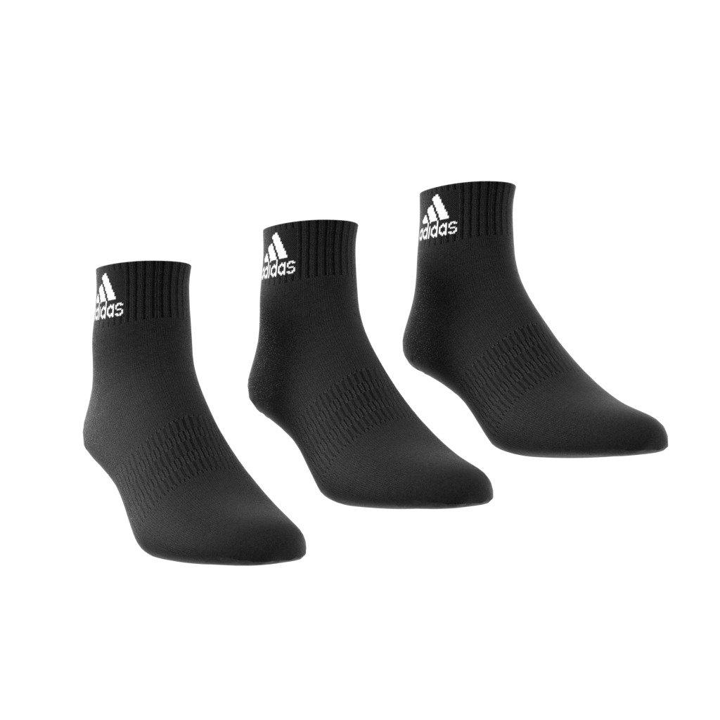 Adidas - Set mit 3 Paar linearen Socken  Sportswear, für Herren, Schwarz, Größe 46-48 von Adidas