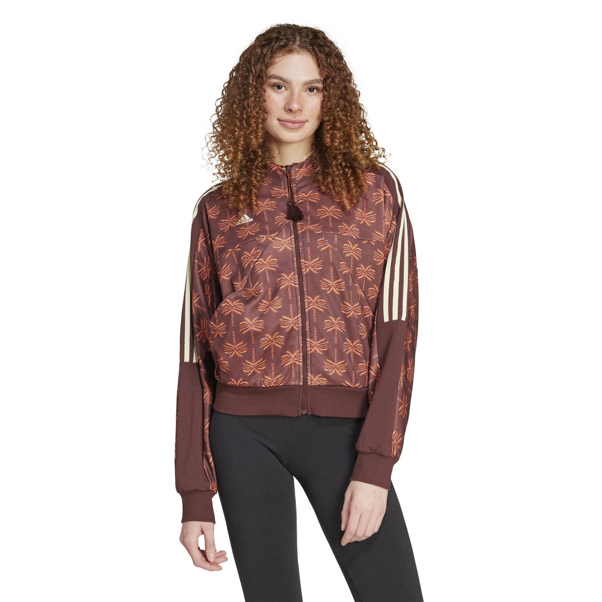 adidas Sweatjacke Damen Orange L von Adidas