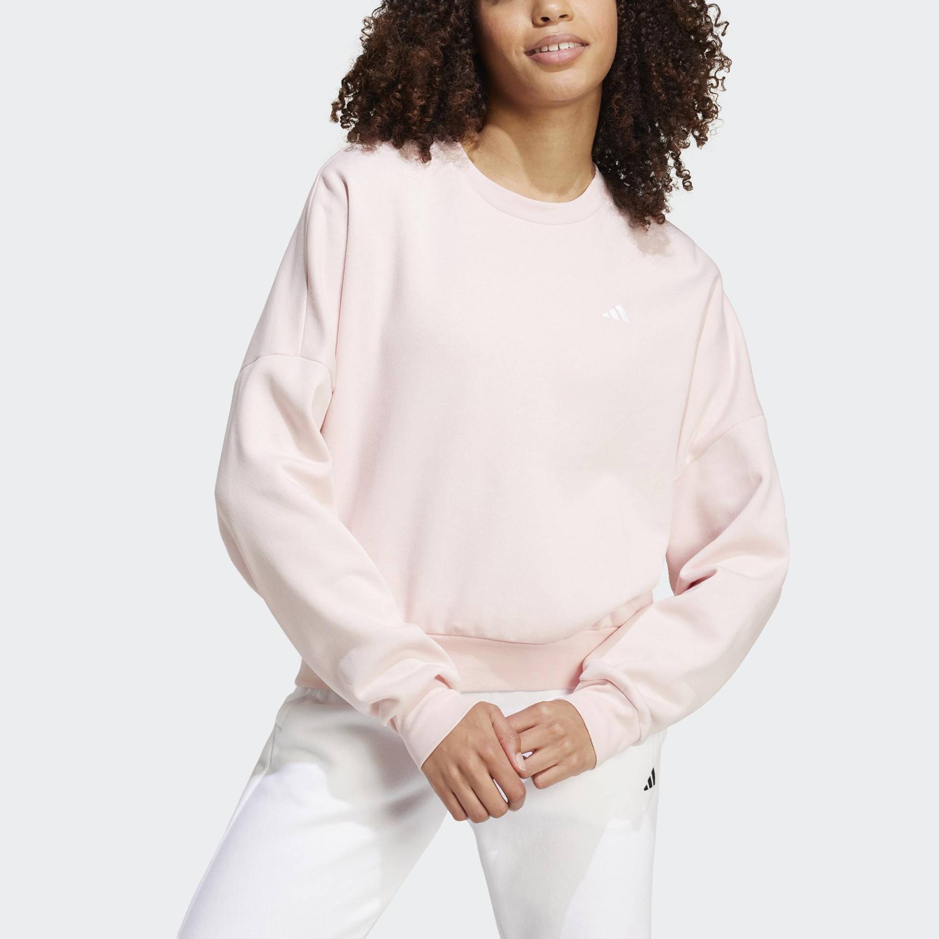 Adidas - Sweatshirt, für Damen, Rosa, Größe L von Adidas