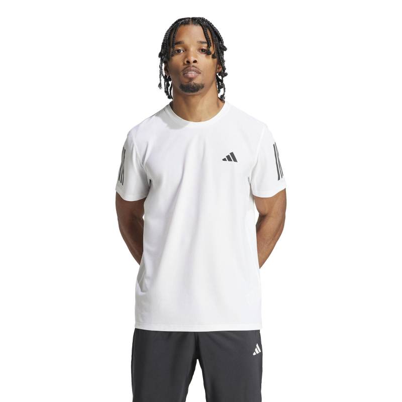 adidas T-shirt, Rundhals, Kurzarm Herren Weiss S von Adidas