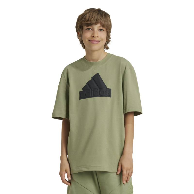 adidas T-shirt, Rundhals, Kurzarm Jungen Grün 128 von Adidas