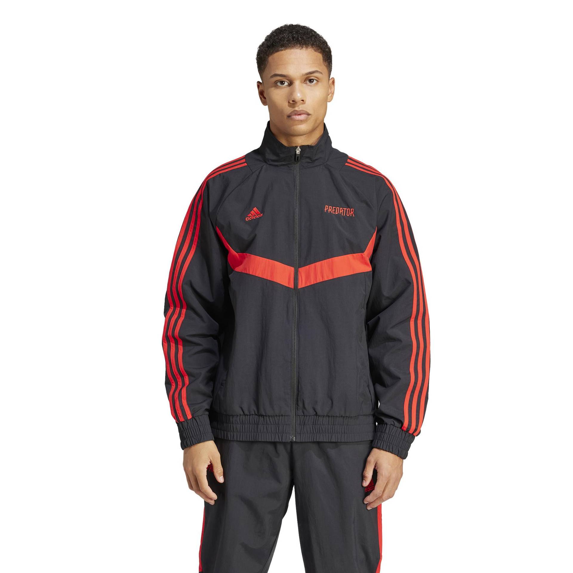 adidas Trainerjacke Herren Schwarz L von Adidas