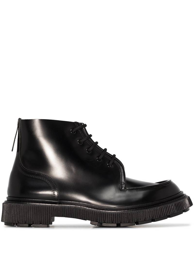 Adieu Paris Typ 165 leather military boots - Black von Adieu Paris